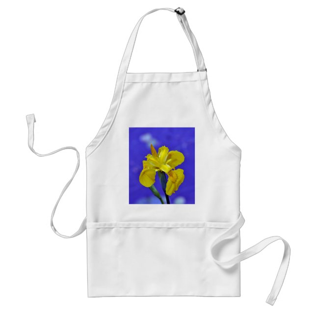 Fin gult iris-blomma förkläde (Framsidan)