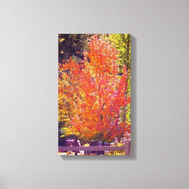 Fin Höst färger 2 Canvastryck (Framsida)