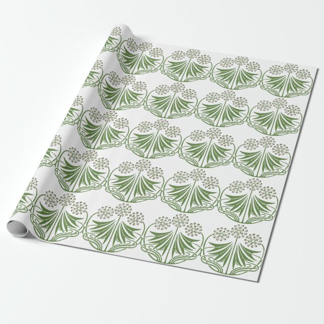 Fin illustration av vintagen. presentpapper (Utrullad)