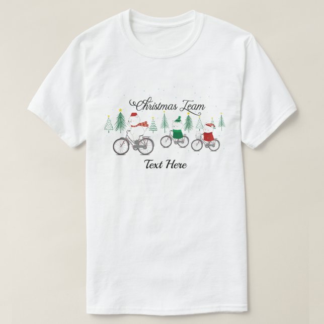 Fin Jul Party-matchningsfamilj T Shirt (Design framsida)