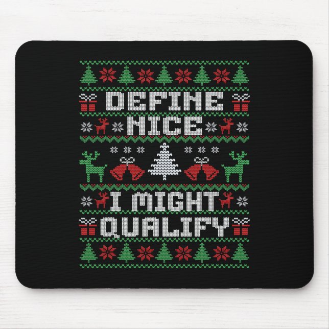 Fin jul, Ugly Sweater - Definiera Nice Musmatta (Framsidan)