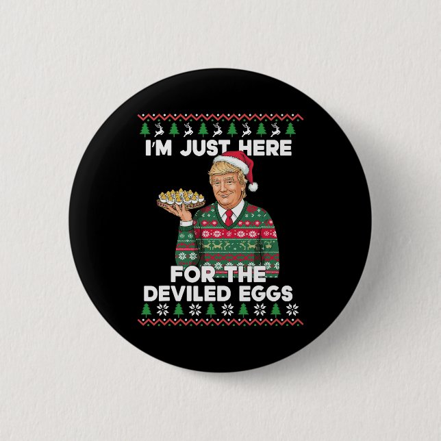 Fin jultomte.. Jag är bara här för Devile Knapp (Framsida)