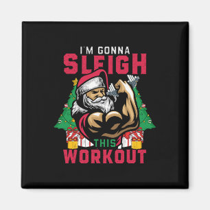 Fin jultomten, jag är Gonna Sleigh Den här Wo Magnet