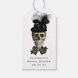 Fin kalle skull presentetikett