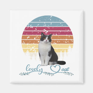 Fin katt magnet