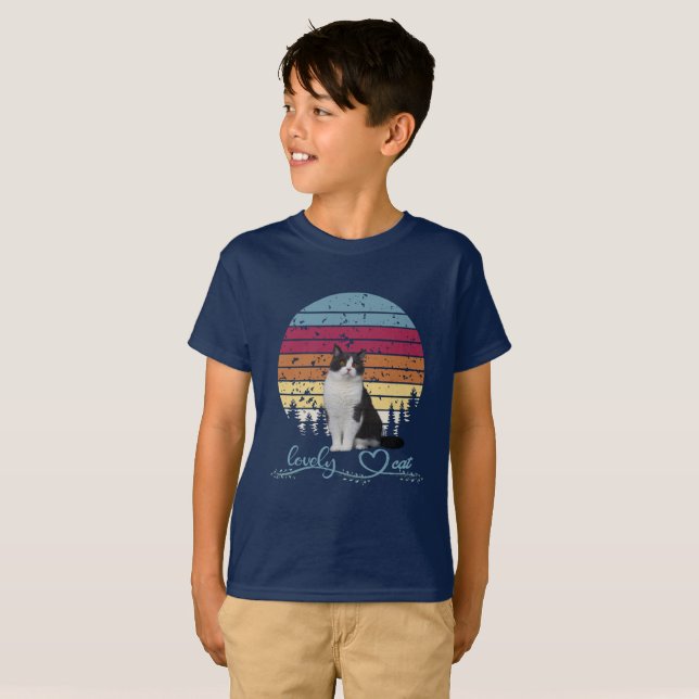 Fin katt t shirt (Hel framsida)