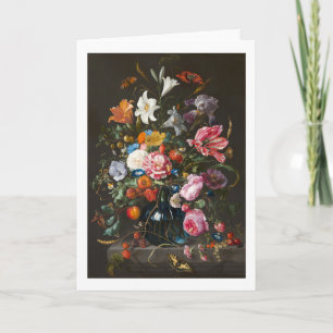 Fin konsblommor - fortfarande livskort kort