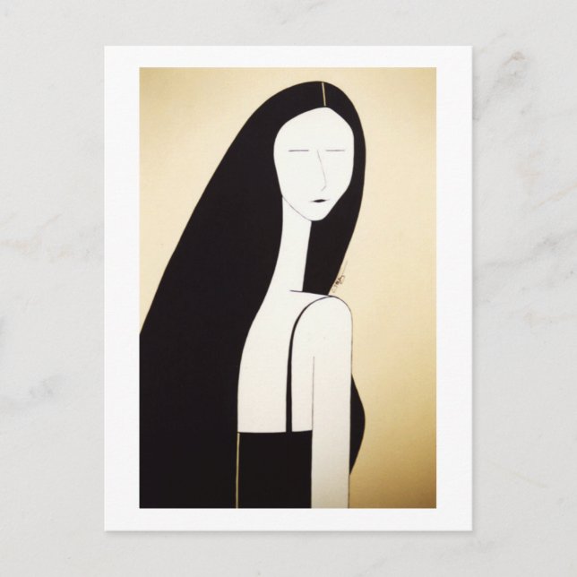 Fin konst - "Diskret skönhet" Vykort (Framsida)