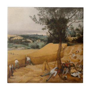 Fin konst Harvesters 1565 Pieter Bruegel Kakelplatta