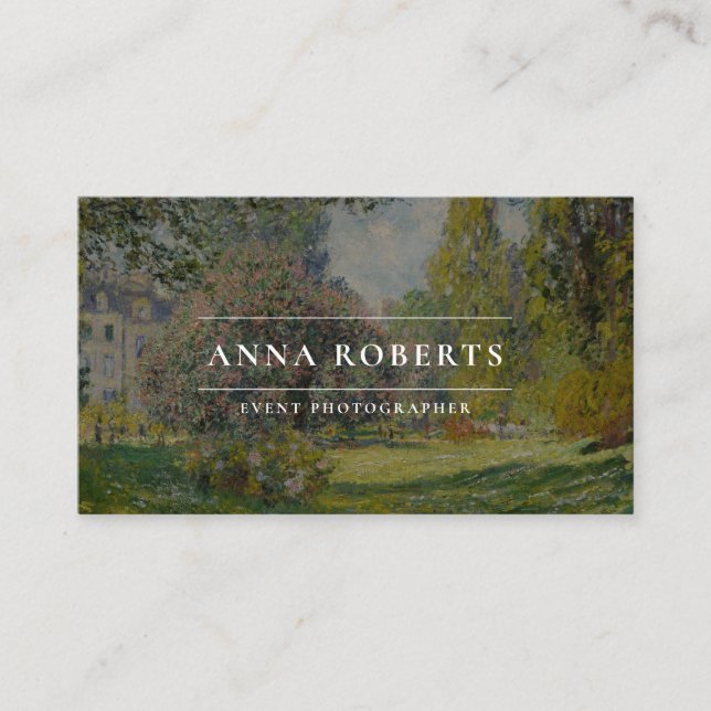 Fin konst, Vintage, QR-kodhändelsefotograf Visitkort (Framsida)