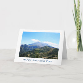 Fin landskapsfoto Fars dag Kort