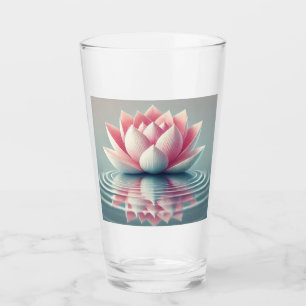 Fin lotus designglas kopp. glaskopp