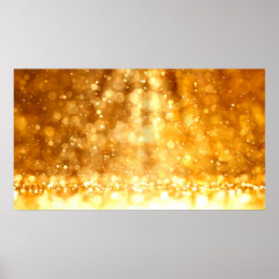 Fin lyxbakgrund, guldröd glitter. poster