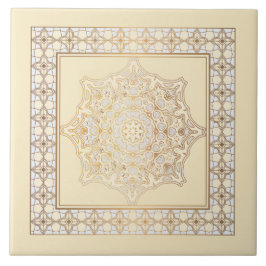 Fin mandala-rullans utformning kakelplatta