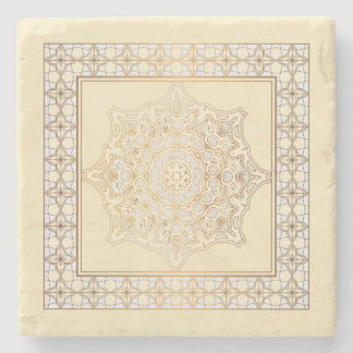 Fin mandala-rullans utformning stenunderlägg