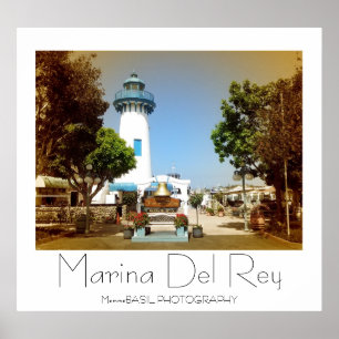 Fin Marina Del Rey Poster! Poster