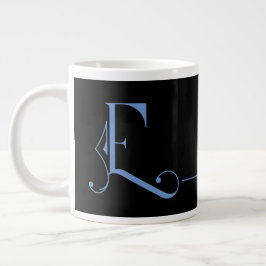 Fin minimal Elegant Monogram E Jumbo Mugg