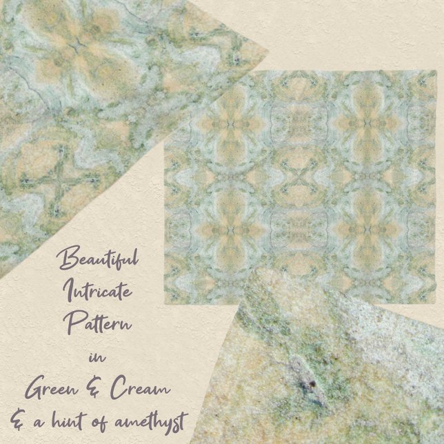 Fin mjuk Grönt och Gult med mönster Fleecefilt (Skapare uppladdad)