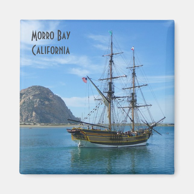 Fin Morro Bay Magnet! Magnet (Framsidan)