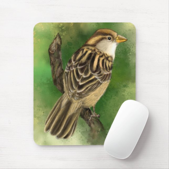 Fin Mouse Pad Little Sparrow Musmatta (Med mus)