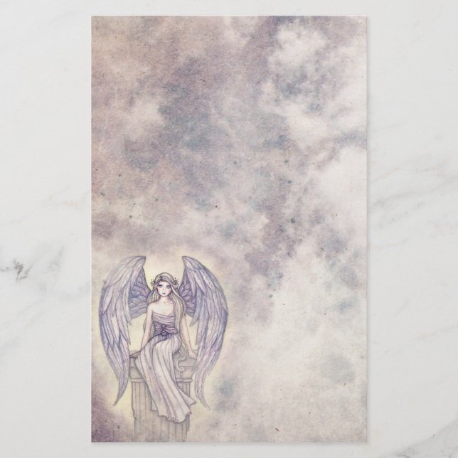Fin Mystic Angel Stationary Brevpapper (Framsida)