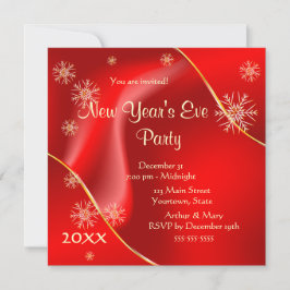 Fin Nyårsfest 2022 Inbjudningar