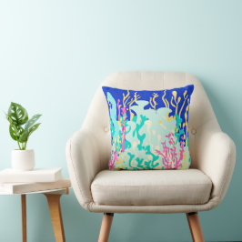 Fin Ocean Mönster Design. Köp nu Kudde