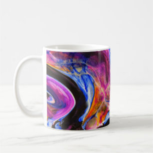 Fin och färglös Abstrakt Marble Design Kaffemugg