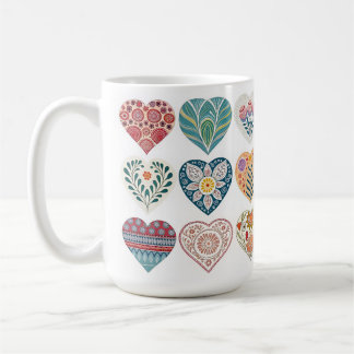 "Fin och Mysigt hjärtslitad kaffe Kopp" Kaffemugg