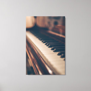 Fin Piano-design Canvastryck