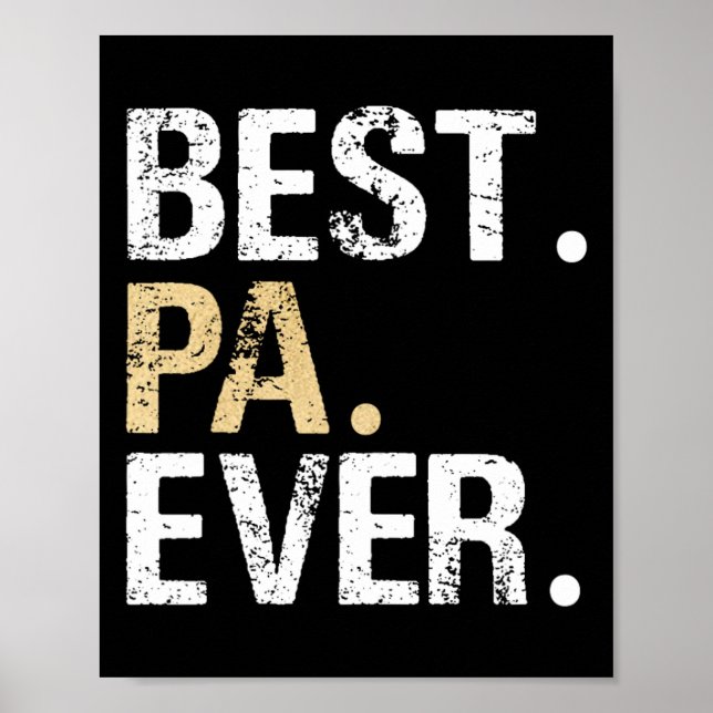 Fin present från sondotter sonson Bästa farfar  Poster (Framsidan)