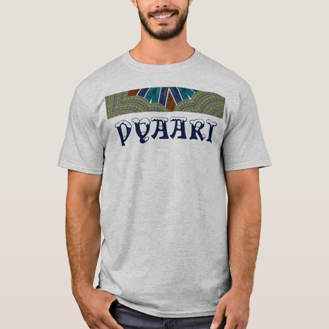Fin Pyaar-textfärgvektor för modermaskmönster Tee (Framsida)