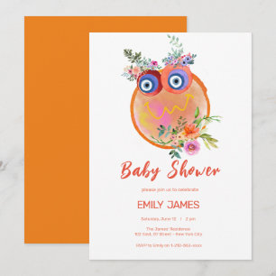 Fin Rädda planeten Baby Shower Invi Inbjudningar