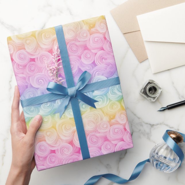 Fin regnbåge Färgad utan mönster Presentpapper (Gifting)