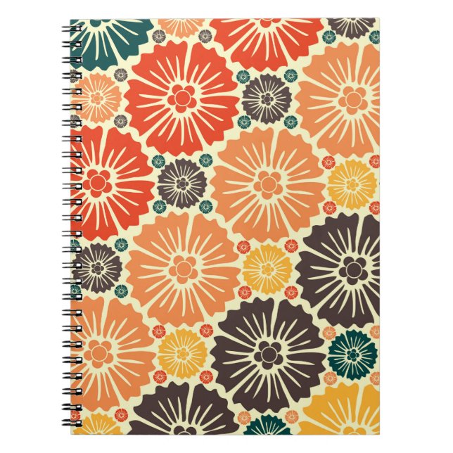 Fin retro art nouveau anteckningsbok (Framsidan)