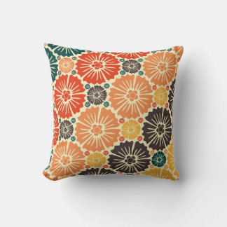 Fin retro art nouveau kudde