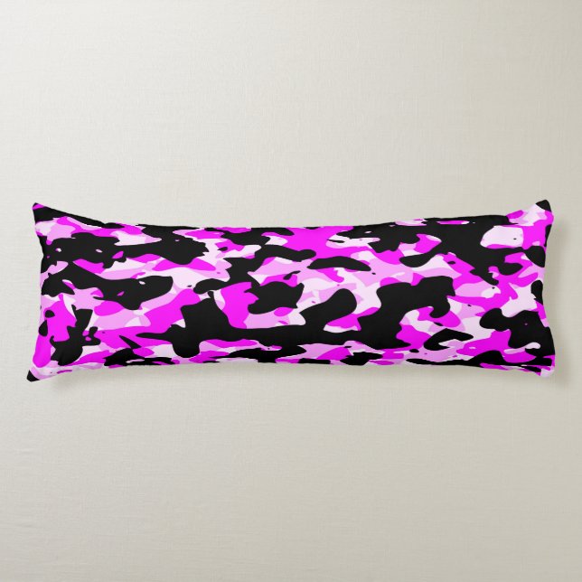 Fin Rosa Camo Body Pillow Kroppskudde (Framsidan)