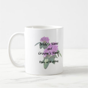 Fin Rosa Rhododendrons Kaffemugg