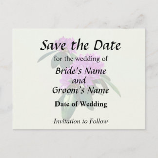 Fin Rosa Rhododendrons Meddelande Vykort