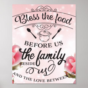 Fin Rosa ros - Bless the food before us Poster