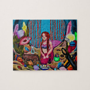 Fin Sjöjungfrus Art Cave Puzzle Pussel