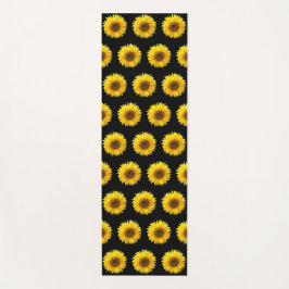 Fin solros mönster på svart