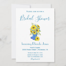 Fin solrosblomma, Möhippa Inbjudningar