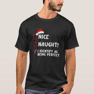 Fin, stygg, identifierar sig som Perfekt lista Kri T Shirt