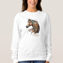 Fin T-shirt med namn på Pretty Bay Horse