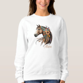 Fin T-shirt med namn på Pretty Bay Horse