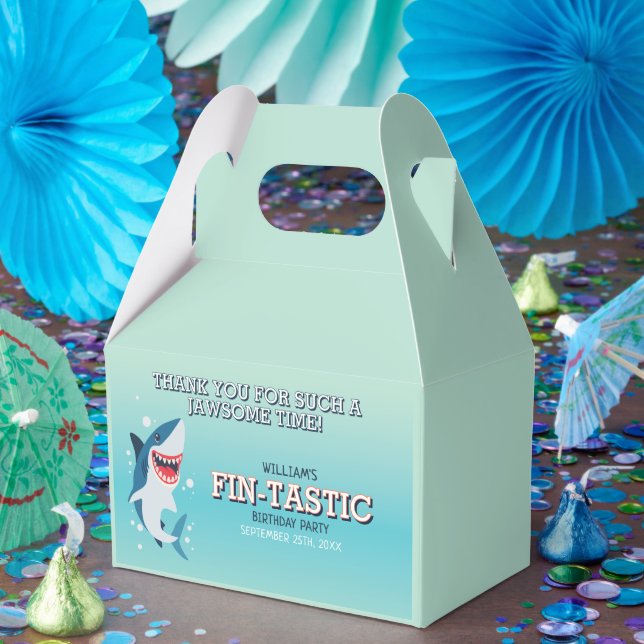 Fin-tastic Shark Jawsome Birthday Presentaskar (Part)