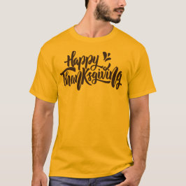Fin texttypografi för Thanksgiving T Shirt