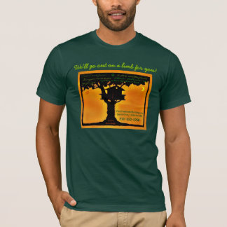 Fin Treehousebyggnad, redwoodträdtempelTreehouse T Shirt