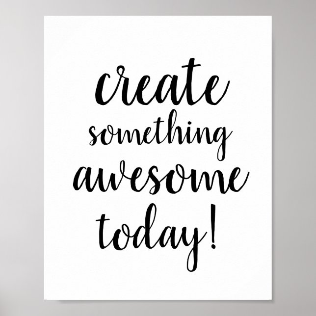 Fin typografisk motivering poster (Framsidan)